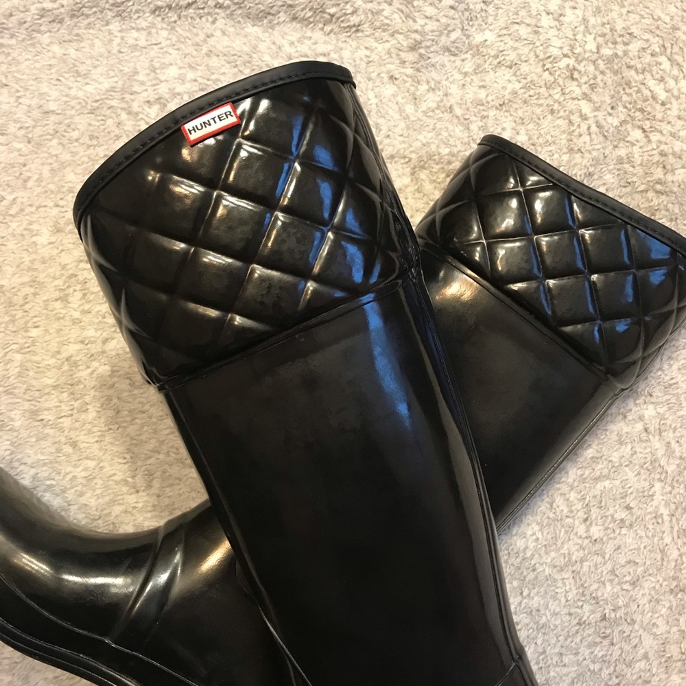 Limited Edition "Rigley" Hunter Rain boots Size 10